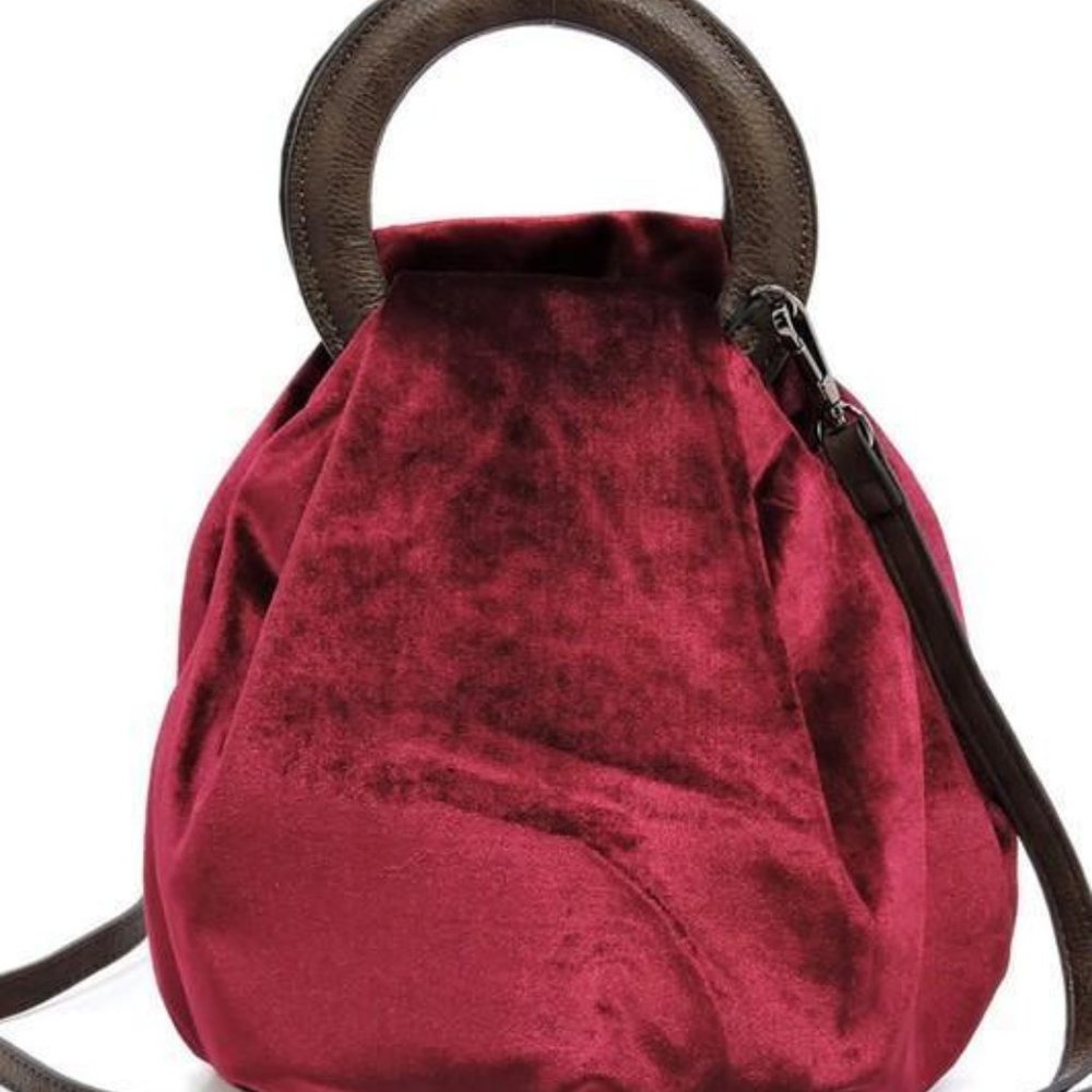 Vintage Velvet Satchel